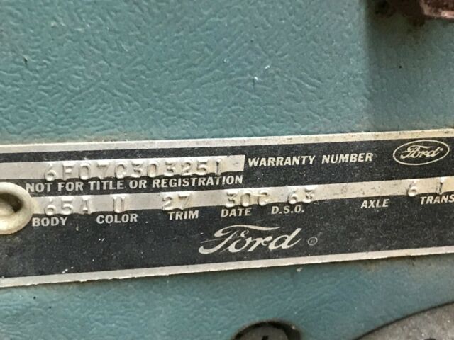 1966 Blue Ford Mustang Coupe