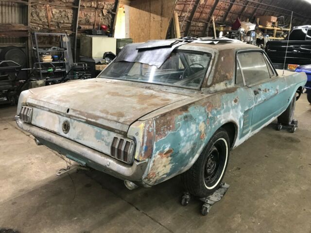 1966 Blue Ford Mustang Coupe