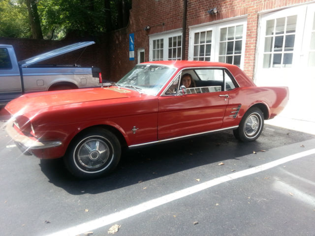 1966 Red Ford Mustang Coupe