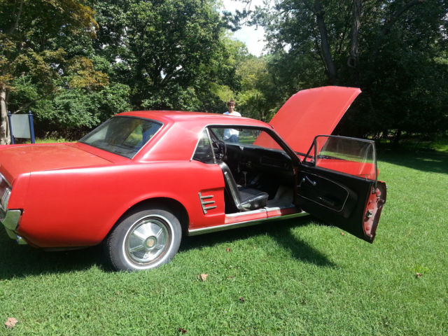 1966 Red Ford Mustang Coupe