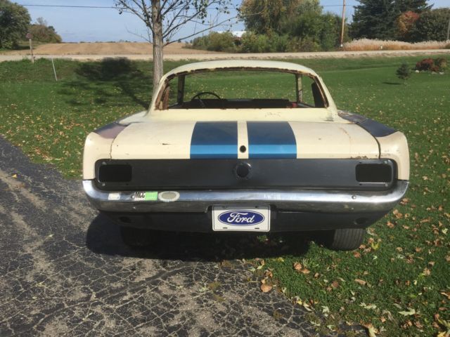 1966 White Ford Mustang