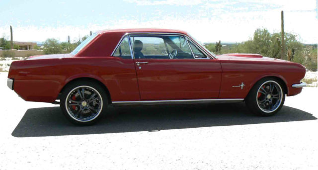 1966 Red Ford Mustang coupe