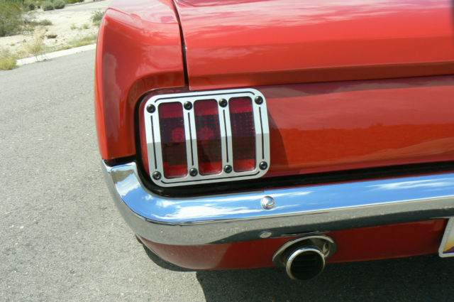 1966 Red Ford Mustang coupe
