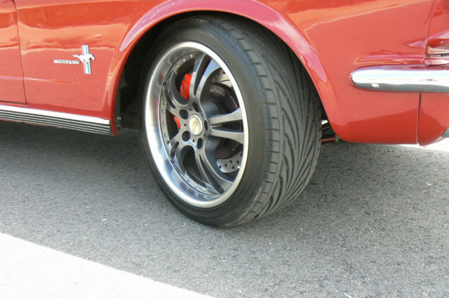 1966 Red Ford Mustang coupe