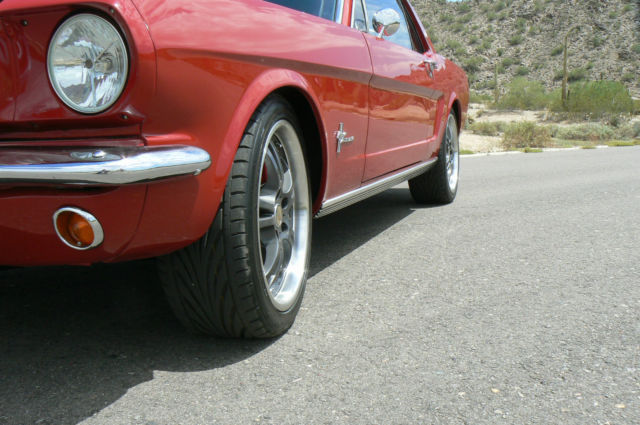 1966 Red Ford Mustang coupe