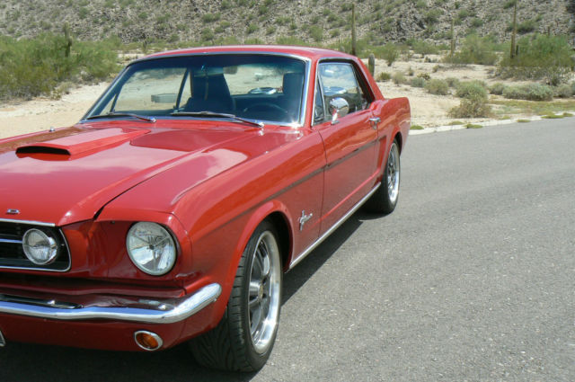 1966 Red Ford Mustang coupe