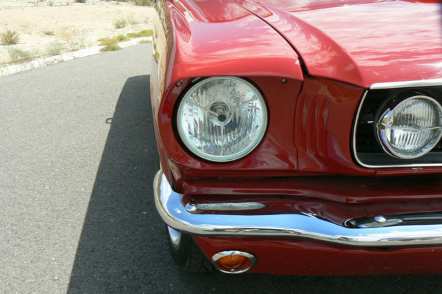 1966 Red Ford Mustang coupe