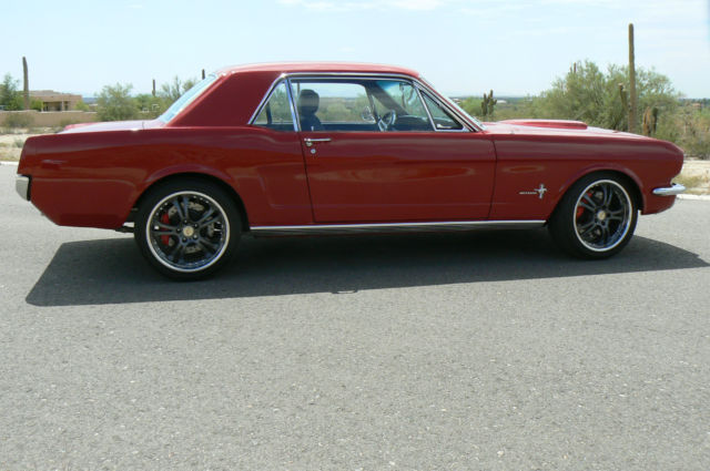 1966 Red Ford Mustang coupe