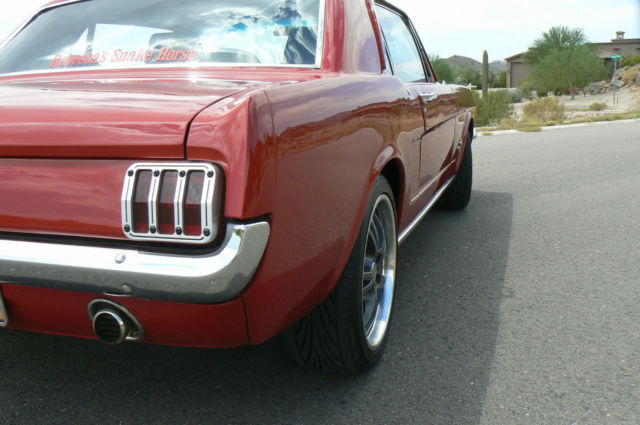 1966 Red Ford Mustang coupe