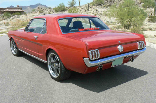 1966 Red Ford Mustang coupe