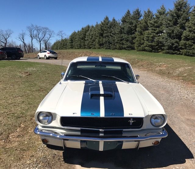 1966 White Ford Mustang Coupe