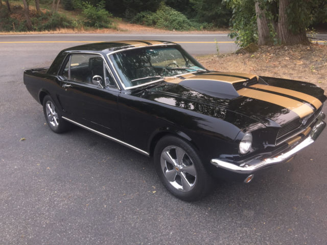 1966 Black & Gold Ford Mustang Coupe