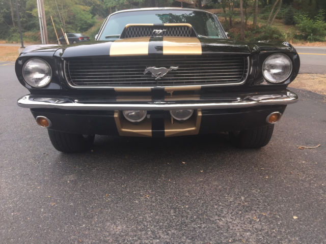 1966 Black & Gold Ford Mustang Coupe