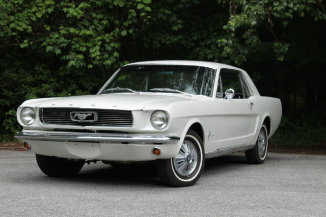 1966 Lincoln Pearl White Ford Mustang Coupe