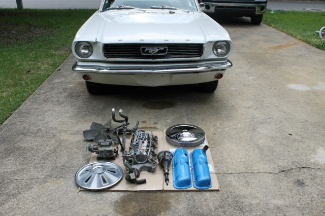1966 Lincoln Pearl White Ford Mustang Coupe