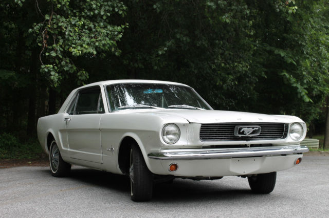 1966 Lincoln Pearl White Ford Mustang Coupe
