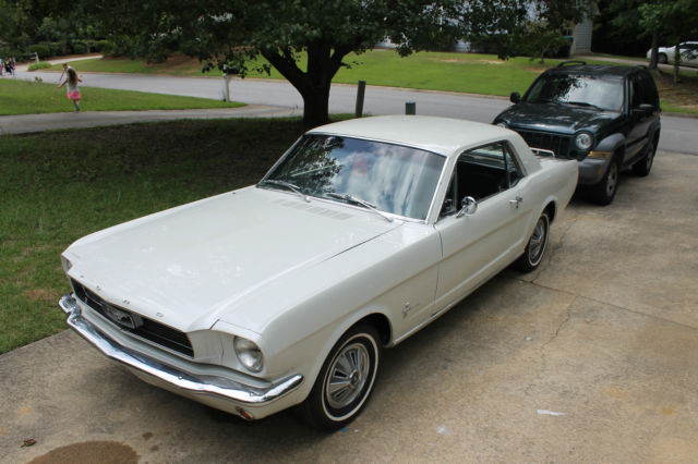 1966 Lincoln Pearl White Ford Mustang Coupe