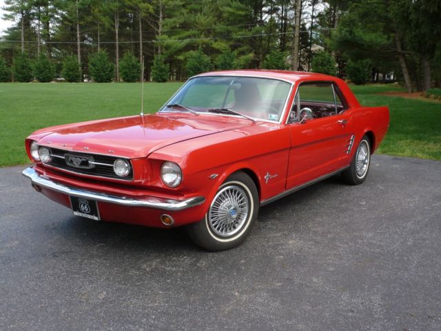 1966 Red Ford Mustang Coupe