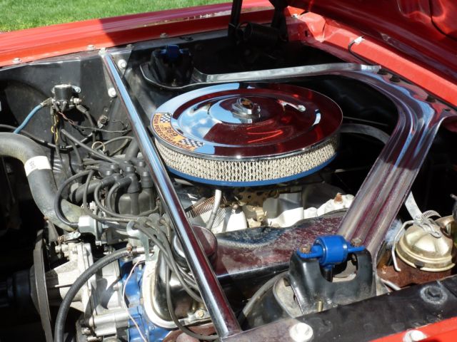 1966 Red Ford Mustang Coupe