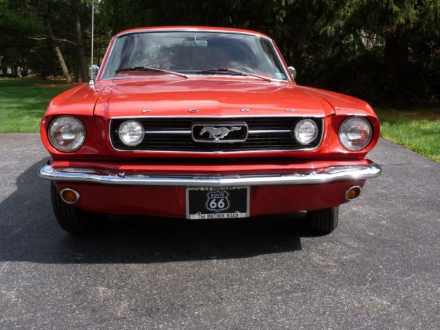 1966 Red Ford Mustang Coupe