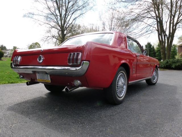 1966 Red Ford Mustang Coupe