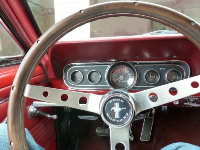 1966 Red Ford Mustang Coupe