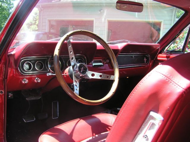 1966 Red Ford Mustang Coupe