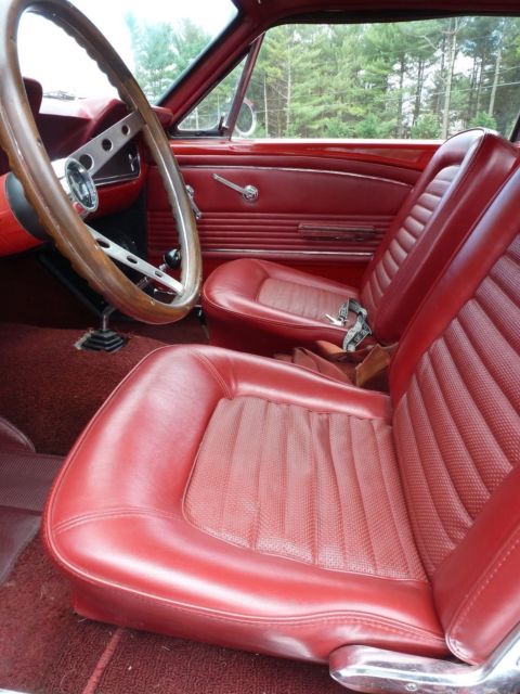 1966 Red Ford Mustang Coupe
