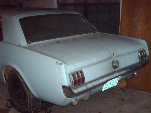 1966 Blue Ford Mustang Coupe