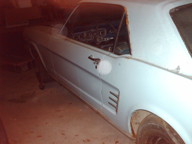 1966 Blue Ford Mustang Coupe