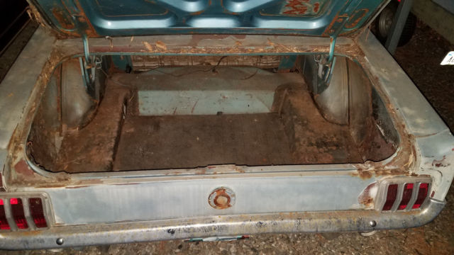 1966 white Ford Mustang