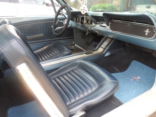 1966 White Ford Mustang Fastback
