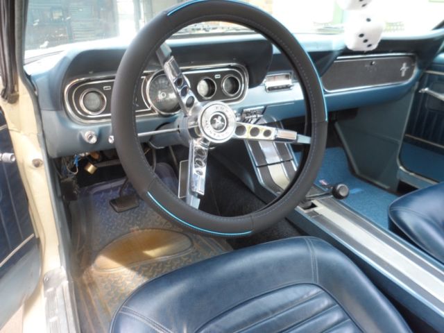 1966 White Ford Mustang Fastback