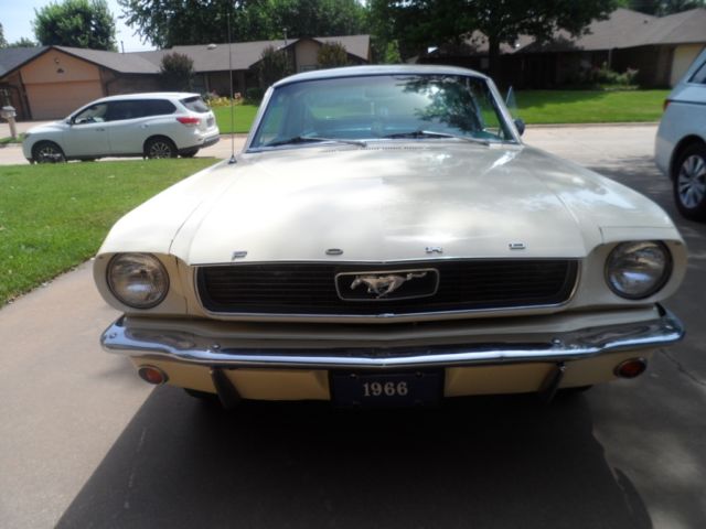1966 White Ford Mustang Fastback
