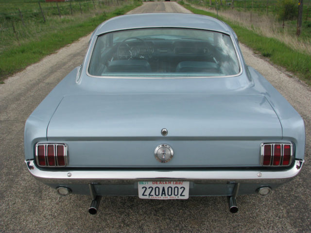 1966 Blue Ford Mustang