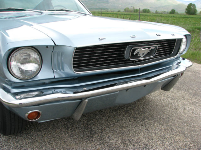 1966 Blue Ford Mustang