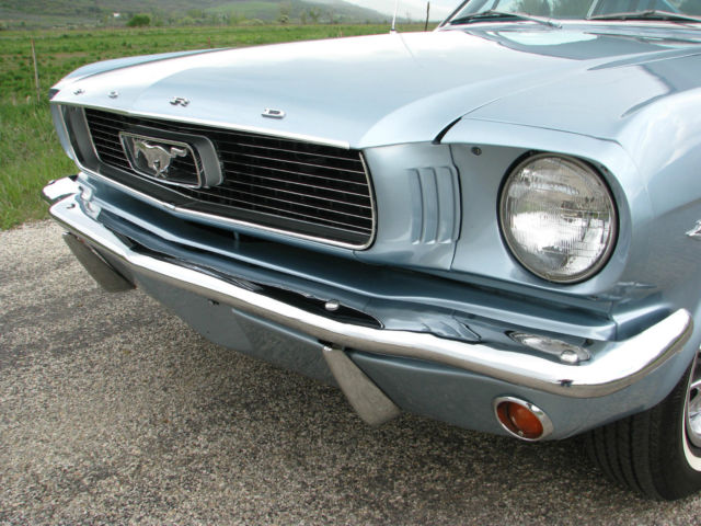1966 Blue Ford Mustang