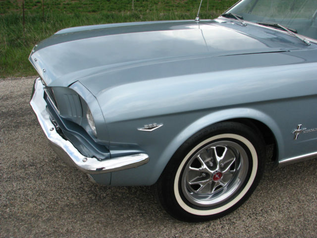 1966 Blue Ford Mustang