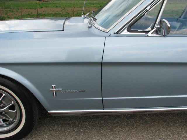 1966 Blue Ford Mustang
