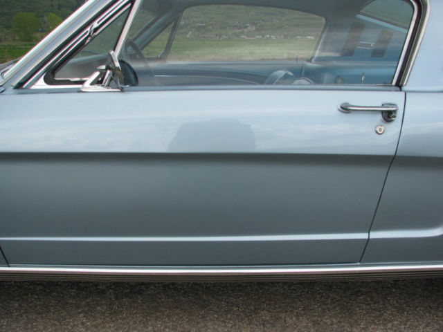 1966 Blue Ford Mustang