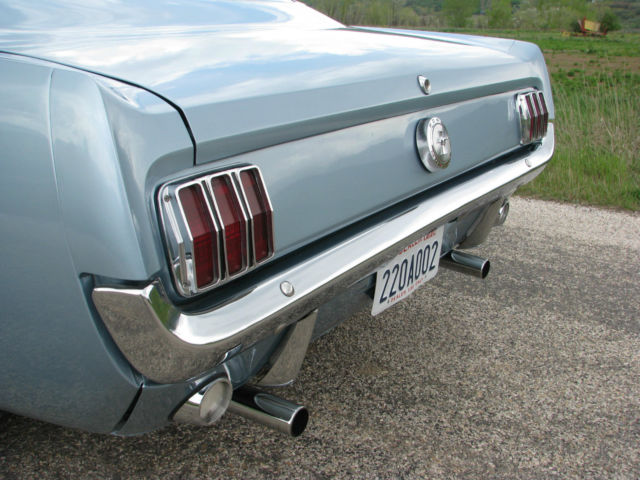 1966 Blue Ford Mustang