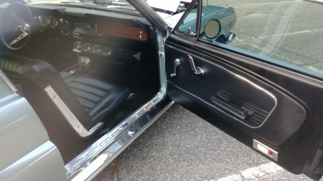 1966 Silver with black strips Ford Mustang Fastback