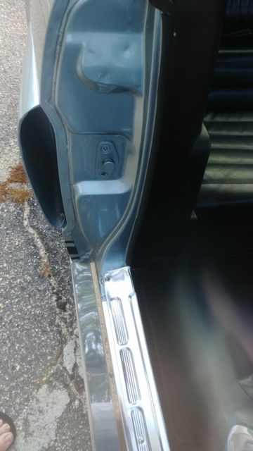 1966 Silver with black strips Ford Mustang Fastback