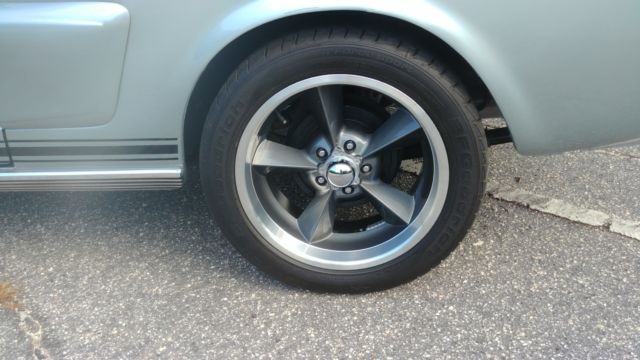 1966 Silver with black strips Ford Mustang Fastback