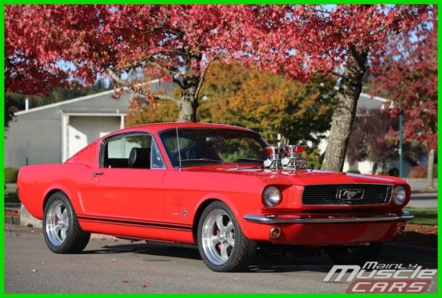 1966 Red Ford Mustang