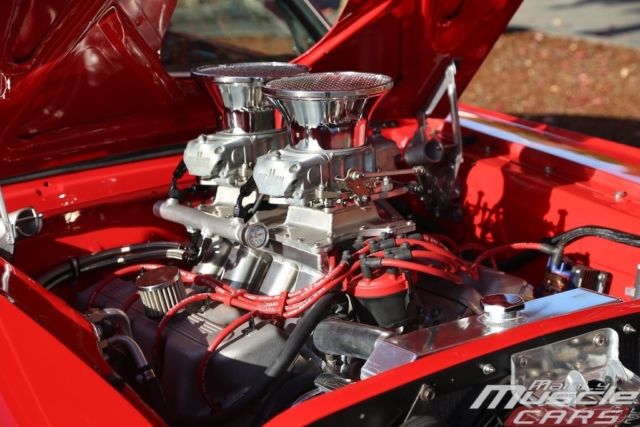 1966 Red Ford Mustang