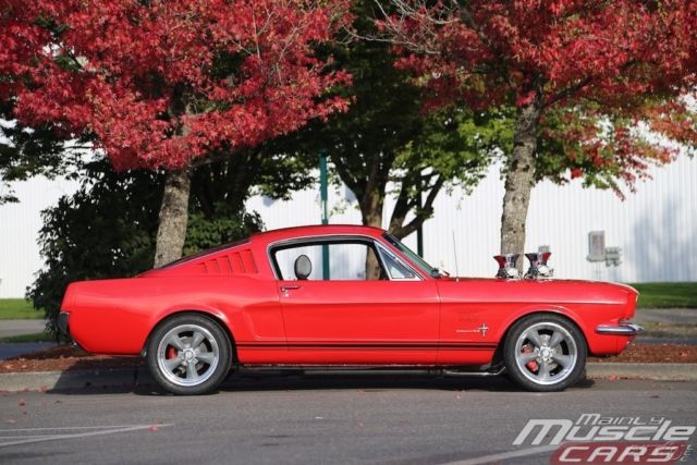 1966 Red Ford Mustang