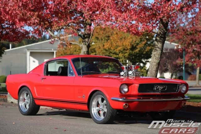 1966 Red Ford Mustang