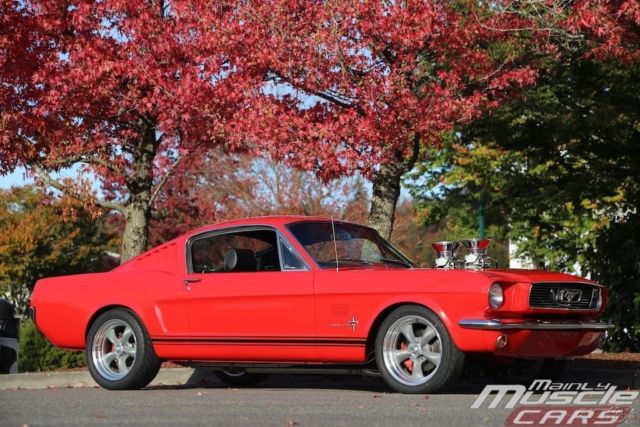 1966 Red Ford Mustang