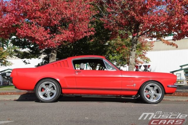 1966 Red Ford Mustang